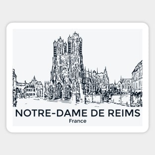 Notre-Dame de Reims - France Magnet